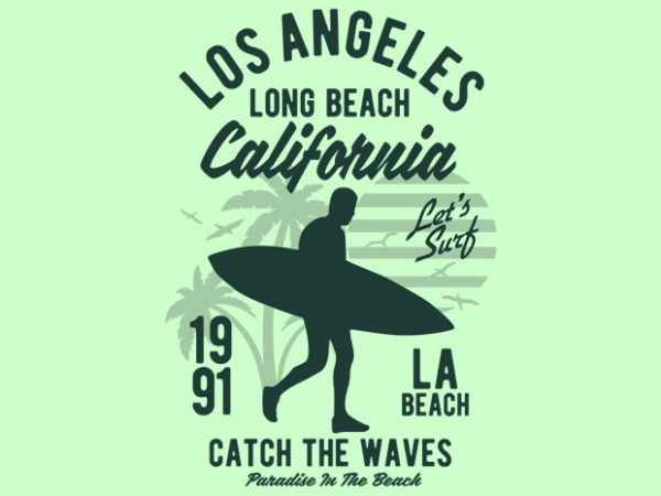 Los Angeles Long Beach t shirt design buy t shirt design Los Angeles Long Beach t shirt design buy t shirt design