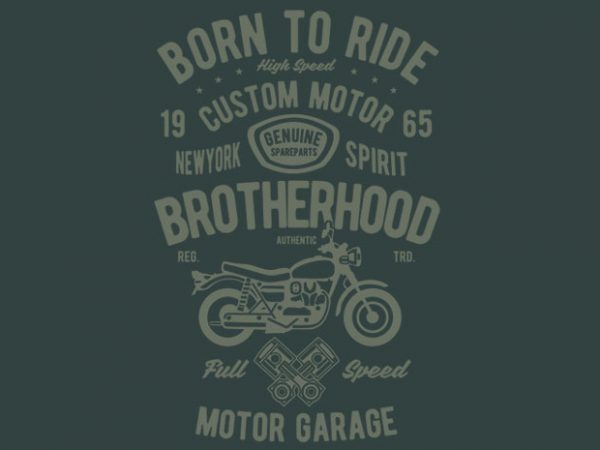 Motorcycle Brotherhood tshirt design Motorcycle Brotherhood tshirt design