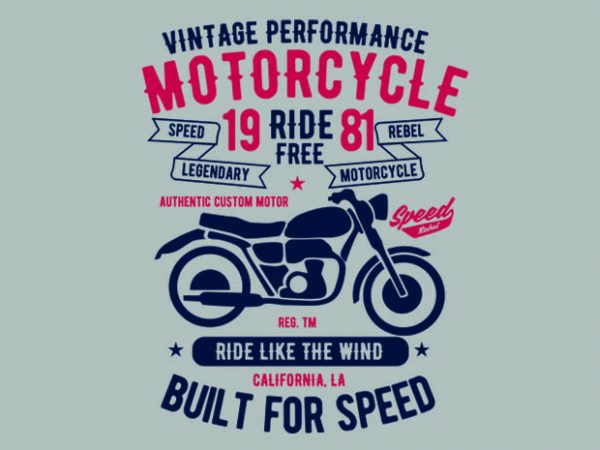 Motorcycle Ride Free t shirt design Motorcycle Ride Free t shirt design