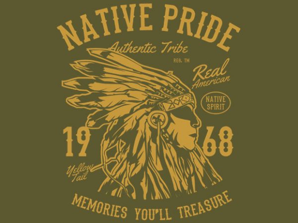 Native Pride Tshirt design buy t shirt design Native Pride Tshirt design buy t shirt design