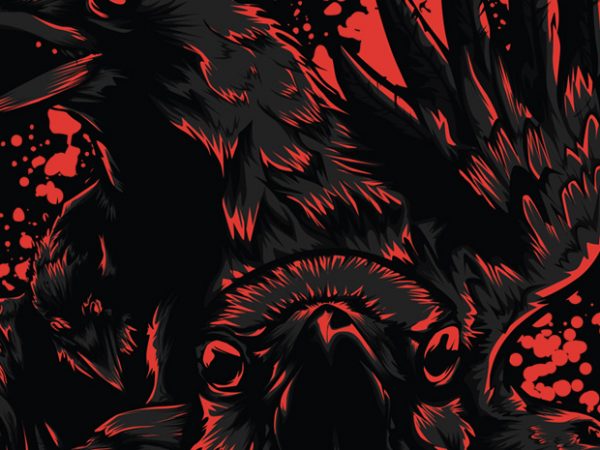 Black Crow buy t shirt design 1 4 600x450 - Black Crow buy t shirt design