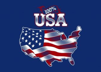 100% USA buy t shirt design 100% USA buy t shirt design