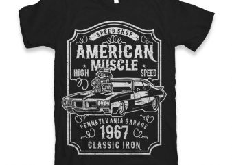 American Muscle t-shirt design buy t shirt design American Muscle t-shirt design buy t shirt design