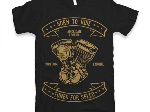 Born To Ride Vector t-shirt design buy t shirt design Born To Ride Vector t-shirt design buy t shirt design
