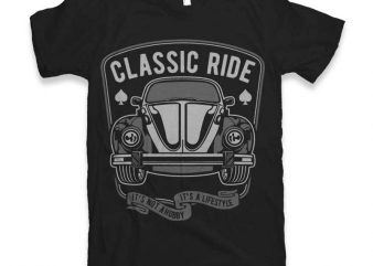 Classic Ride Graphic tee design buy t shirt design Classic Ride Graphic tee design buy t shirt design