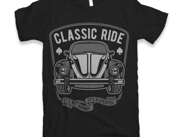 Classic Ride Graphic tee design buy t shirt design Classic Ride Graphic tee design buy t shirt design