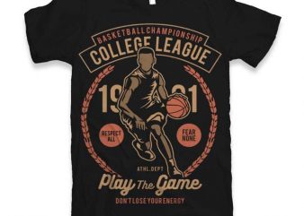 College League Vector t-shirt design buy t shirt design College League Vector t-shirt design buy t shirt design