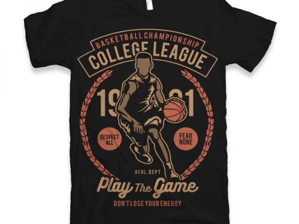 College League Vector t-shirt design buy t shirt design College League Vector t-shirt design buy t shirt design
