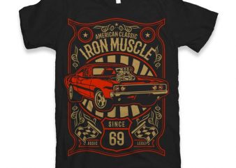 Iron Muscle Graphic tee design buy t shirt design Iron Muscle Graphic tee design buy t shirt design