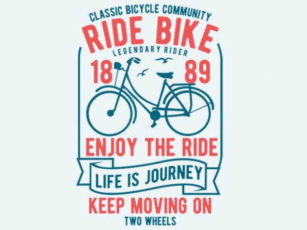 Ride Bike Vector T-shirt Design buy t shirt design Ride Bike Vector T-shirt Design buy t shirt design