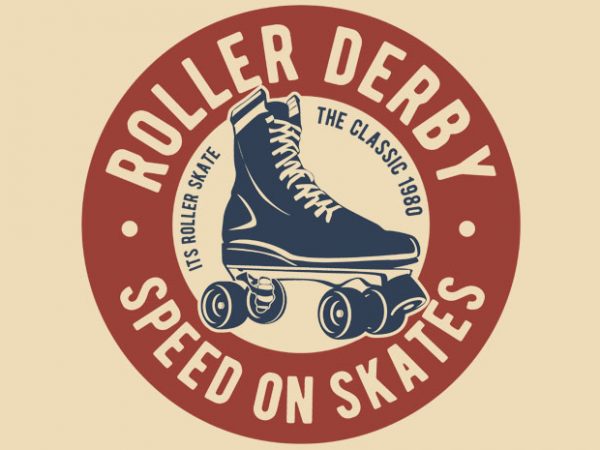 Roller Derby vector t-shirt design Roller Derby vector t-shirt design