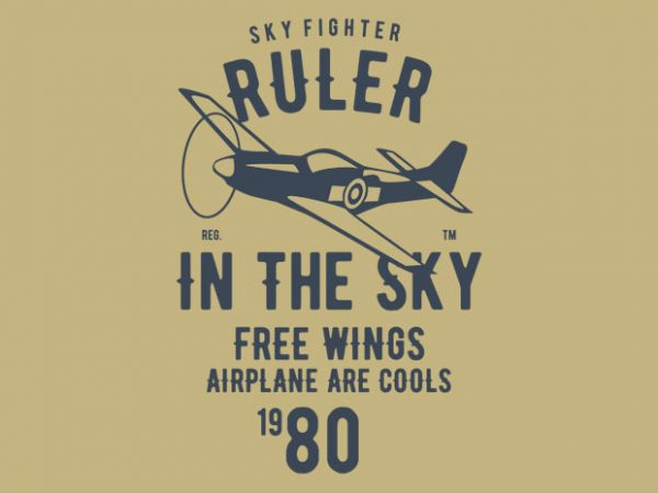Ruler In The Sky t-shirt design buy t shirt design Ruler In The Sky t-shirt design buy t shirt design