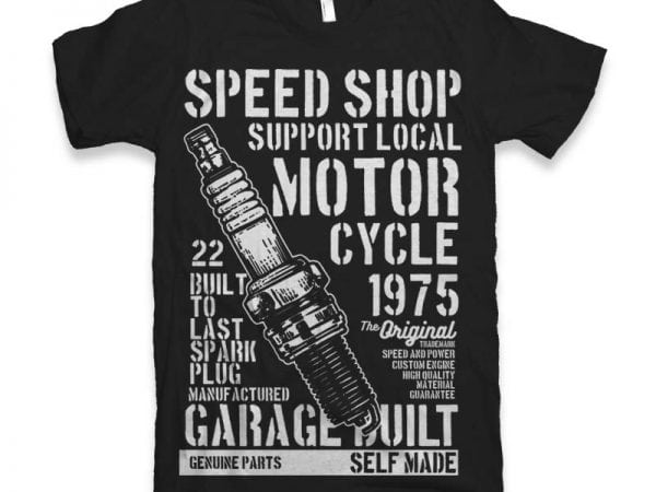 Spark Plug Graphic tee design Spark Plug Graphic tee design