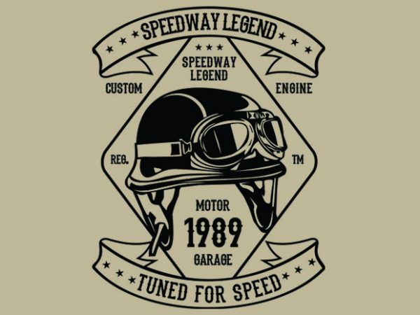 Speedway Legend Helmet t-shirt design buy t shirt design Speedway Legend Helmet t-shirt design buy t shirt design