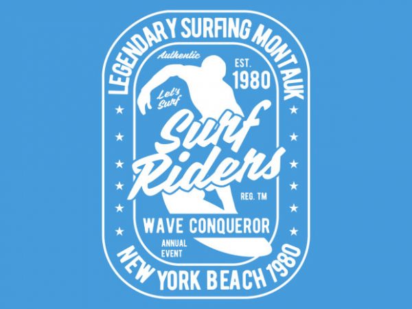 Surf Rider tshirt design buy t shirt design Surf Rider tshirt design buy t shirt design