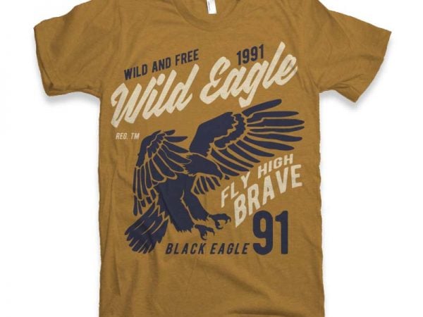 Wild Eagle t-shirt design buy t shirt design Wild Eagle t-shirt design buy t shirt design