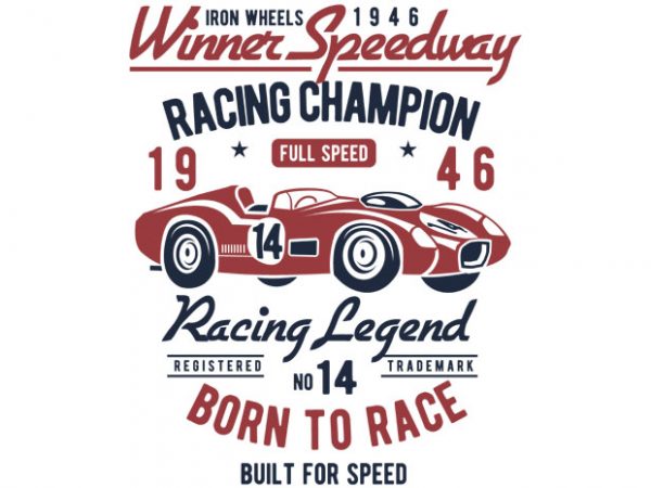 Winner Speedway t-shirt design Winner Speedway t-shirt design
