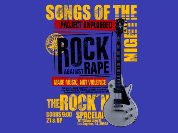 Songs of the Nigth buy t shirt design Songs of the Nigth buy t shirt design