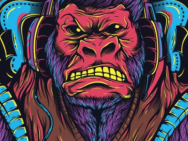 Gorilla Games t shirt design template Gorilla Games t shirt design template