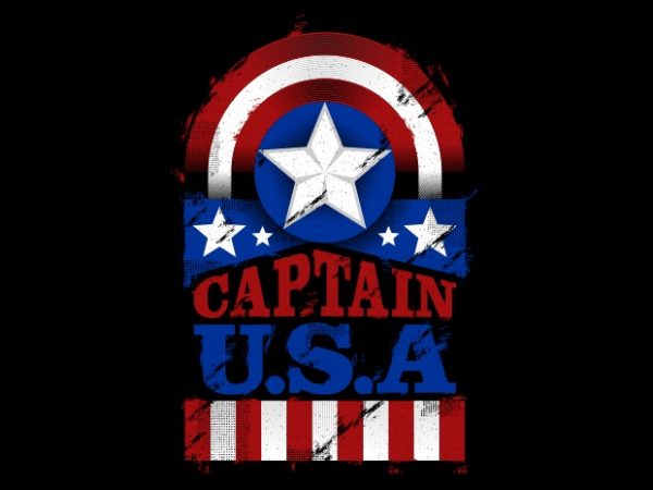 The Captain U.S.A buy t shirt design The Captain U.S.A buy t shirt design