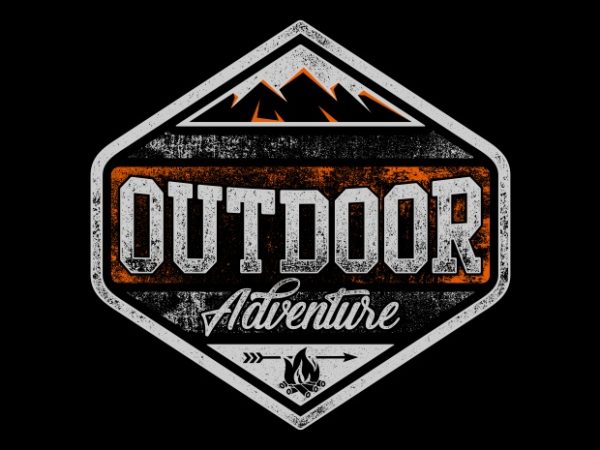 Outdoor Adventure t shirt design online Outdoor Adventure t shirt design online