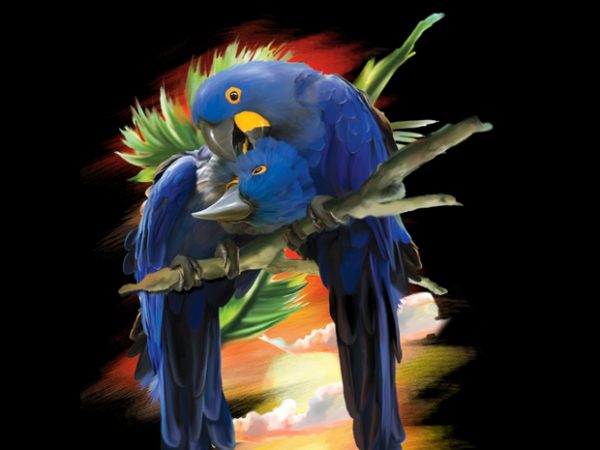 Blue Macaw buy t shirt design Blue Macaw buy t shirt design