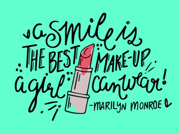 Make up Smile buy t shirt design Make up Smile buy t shirt design
