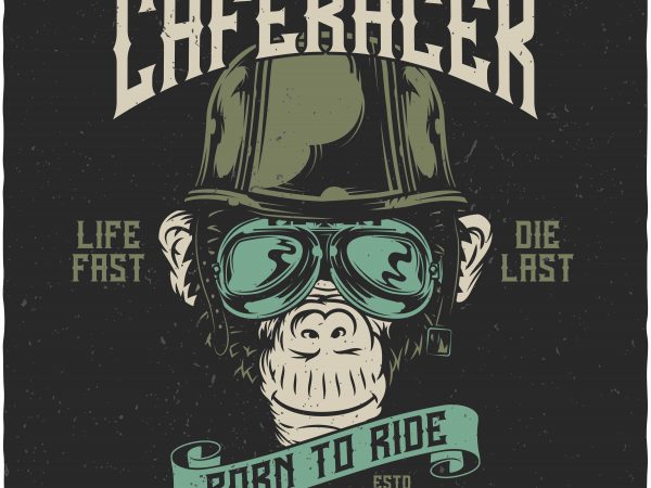 Monkey Caferacer buy t shirt design Monkey Caferacer buy t shirt design