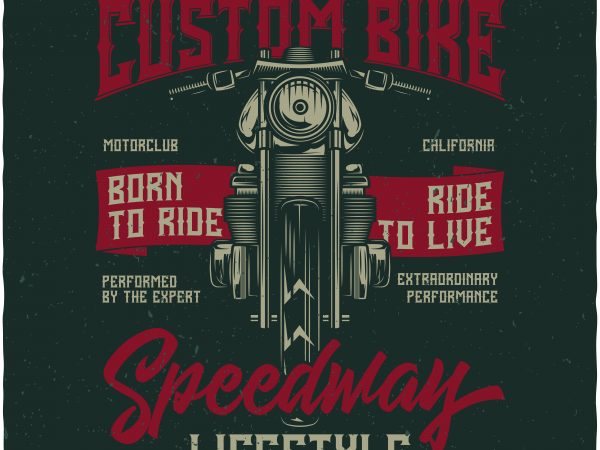Custom Bike buy t shirt design Custom Bike buy t shirt design