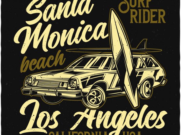 Surf rider t shirt template vector Surf rider t shirt template vector
