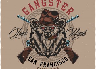 Gangster buy t shirt design Gangster buy t shirt design