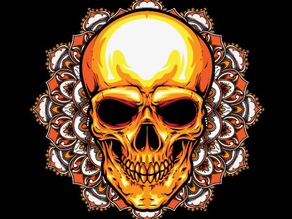 Mandala Skull buy t shirt design Mandala Skull buy t shirt design