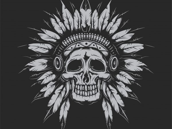 Indian chief t shirt design for sale Indian chief t shirt design for sale