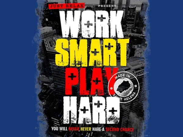 Work Smart Play Hard t shirt design for sale Work Smart Play Hard t shirt design for sale