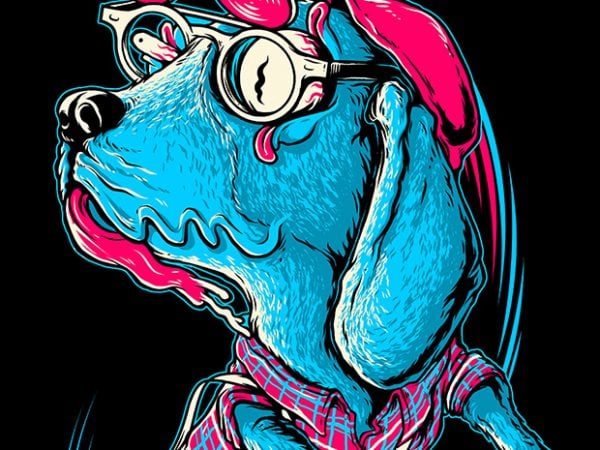 Dog Biker t shirt vector illustration Dog Biker t shirt vector illustration