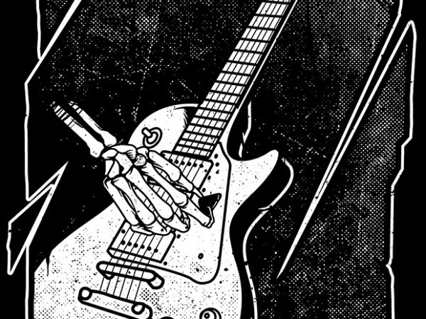 Guitarist t shirt design template Guitarist t shirt design template