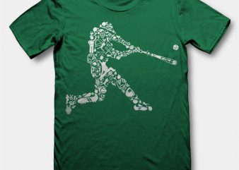 Baseball Player Vector t-shirt design buy t shirt design Baseball Player Vector t-shirt design buy t shirt design