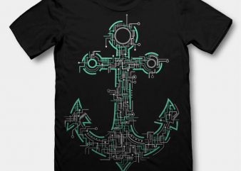 Electric Anchor t-shirt design buy t shirt design Electric Anchor t-shirt design buy t shirt design