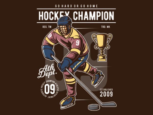 Hockey Champion buy t shirt design Hockey Champion buy t shirt design