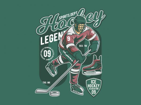 Hockey Legend graphic t shirt Hockey Legend graphic t shirt