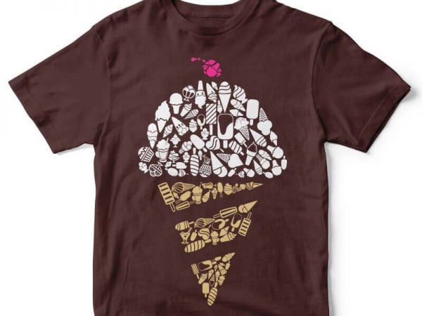 Ice Cream tshirt design buy t shirt design Ice Cream tshirt design buy t shirt design