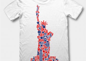 Liberty t-shirt design template buy t shirt design Liberty t-shirt design template buy t shirt design