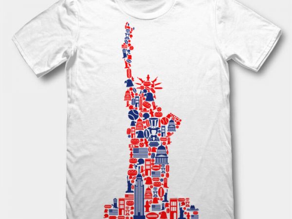 Liberty t-shirt design template buy t shirt design Liberty t-shirt design template buy t shirt design