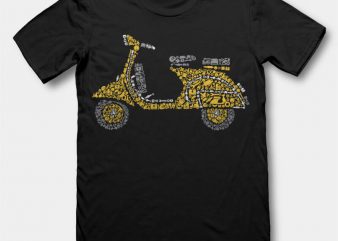 Scooter t-shirt design buy t shirt design Scooter t-shirt design buy t shirt design