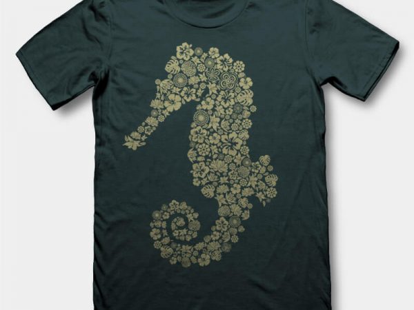 Sea Horse t-shirt design buy t shirt design Sea Horse t-shirt design buy t shirt design