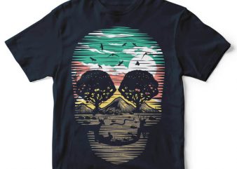 Skull Nature t-shirt design buy t shirt design Skull Nature t-shirt design buy t shirt design