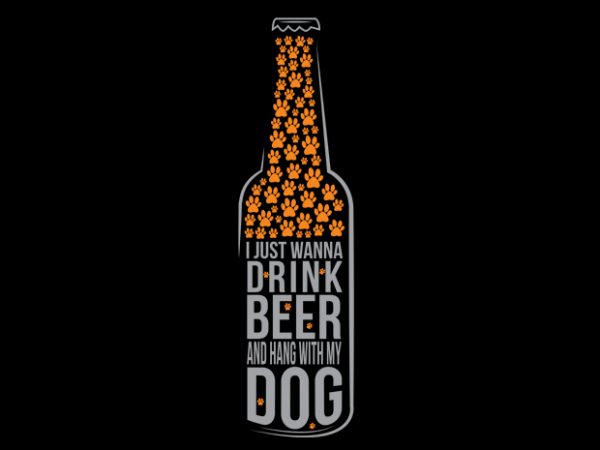 Beer Dog buy t shirt design Beer Dog buy t shirt design