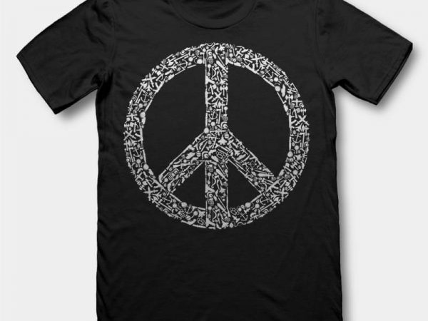 War Peace Vector t-shirt design buy t shirt design War Peace Vector t-shirt design buy t shirt design