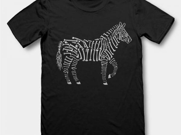 Zebra Bones t-shirt design buy t shirt design Zebra Bones t-shirt design buy t shirt design
