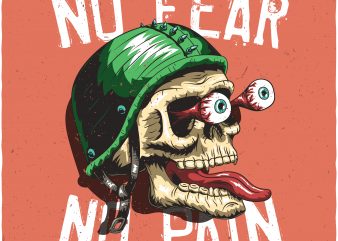 Biker's skull. Vector t-shirt design buy t shirt design Biker's skull. Vector t-shirt design buy t shirt design